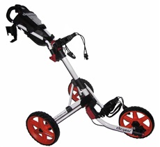 Clicgear 3.0 limitovaná edice - bílá/červená + NÁVLEKY