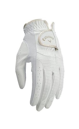 Callaway Alura dámská golfová rukavice, bílá, levá