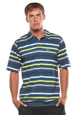 Oakley proužkované polo, tmavě modré