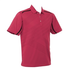 Callaway Short Sleeve Abstract polo, vínové