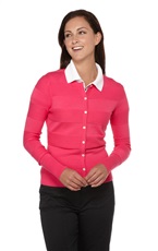 Callaway Long Sleeve Cardigan dámský svetr, růžový