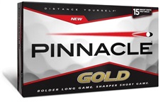Pinnacle Gold golfové míčky, 15 míčků