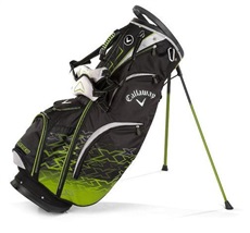 Callaway X Series Tri-Brid 4-way stand bag, černo/zeleno/stříbrný