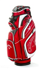 Callaway Euro Chev Luxury cart bag 13, červeno/bílý