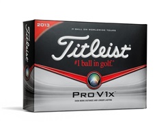Titleist Pro V1x golfové míčky 2013, 3 míčky
