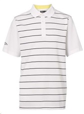 Callaway Norwood Stripe pánské polo 2013, bílé