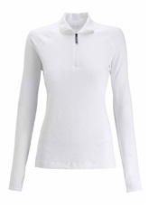 Callaway UV Zip Mock dámské triko 2013, bílé