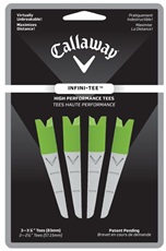 Callaway Infini-Tee plastová týčka, bílo/zelená, 4 ks