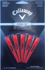 Callaway Eterni-Tee plastová týčka, červená, 5 ks