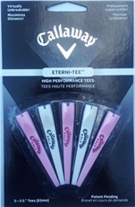 Callaway Eterni-Tee plastová týčka, růžová/bílá, 5 ks