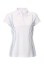 Callaway Fia Cap Sleeve dámské polo 2013, bílé
