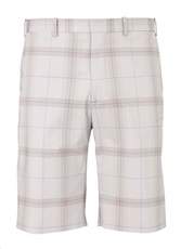 Callaway Flat Front Plaid pánské kraťasy 2013, šedé
