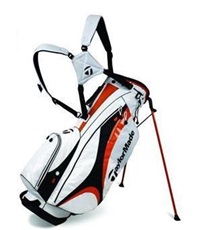 TaylorMade Stratus stand bag, bílo/černo/oranžový