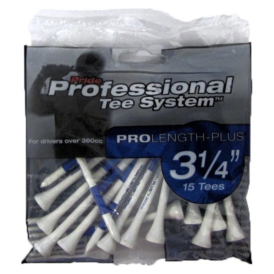 Pride Professional Tee System ProLength-Plus dřevěná týčka 83mm, 15ks