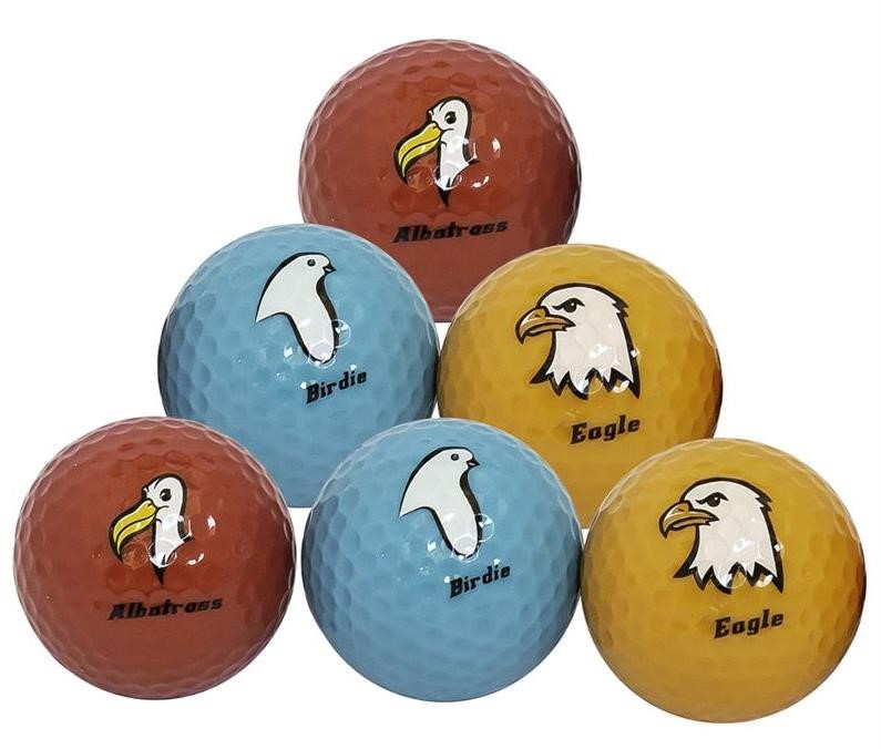 Longridge Under Par golfové míčky, 6ks