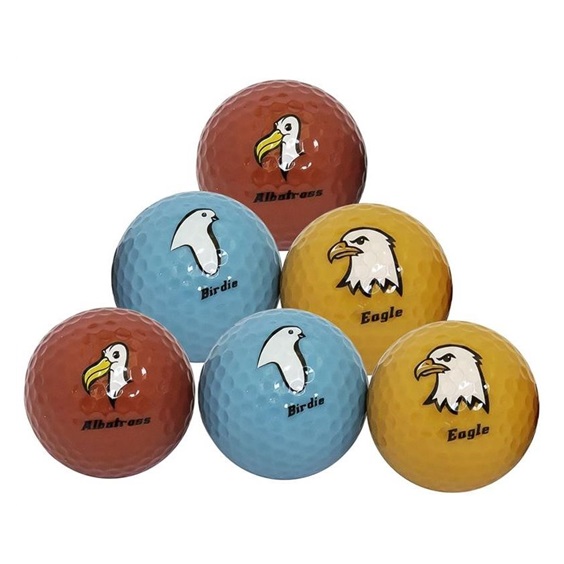 Longridge Under Par golfové míčky, 6ks