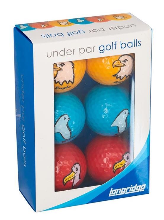 Longridge Under Par golfové míčky, 6ks