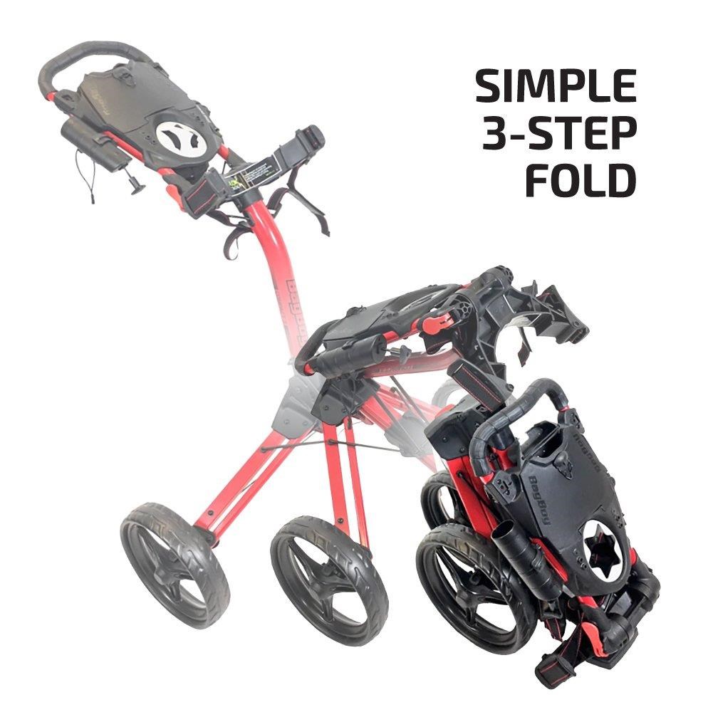 BagBoy Compact C3 manuální vozík, stříbrný