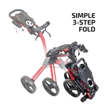 BagBoy Compact C3 manuální vozík, černý
