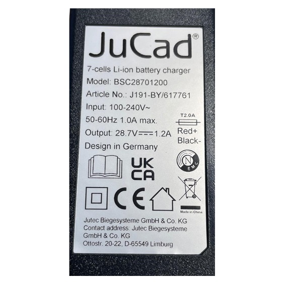 JuCad nabíječka pro JuCad Powerpack, Magnetic plug