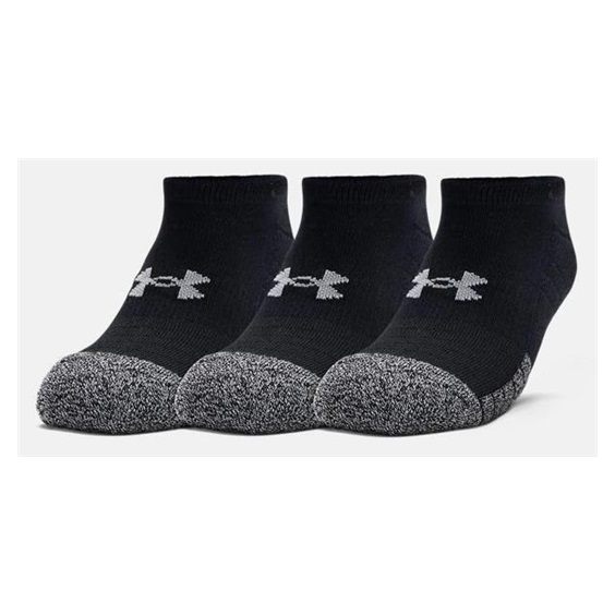 Under Armour HeatGear No Show unisex ponožky, 3páry, černé