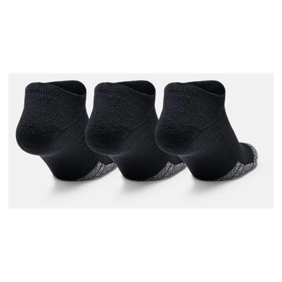 Under Armour HeatGear No Show unisex ponožky, 3páry, černé