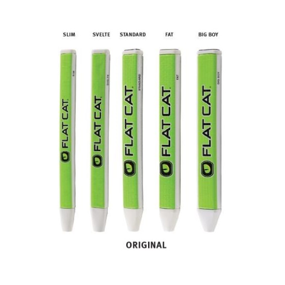 Flat Cat Original Putter Grip Slim, limetkový