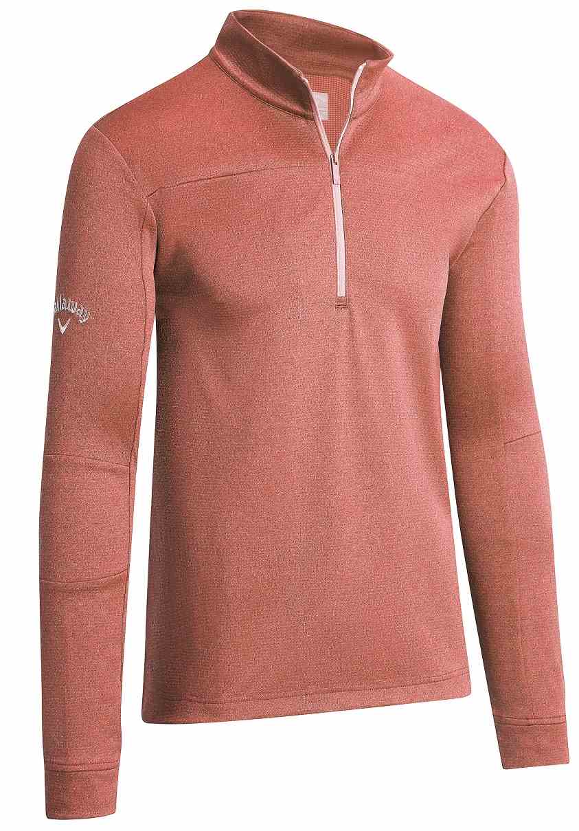 Callaway Pieced Waffle pánská mikina, dubarry
