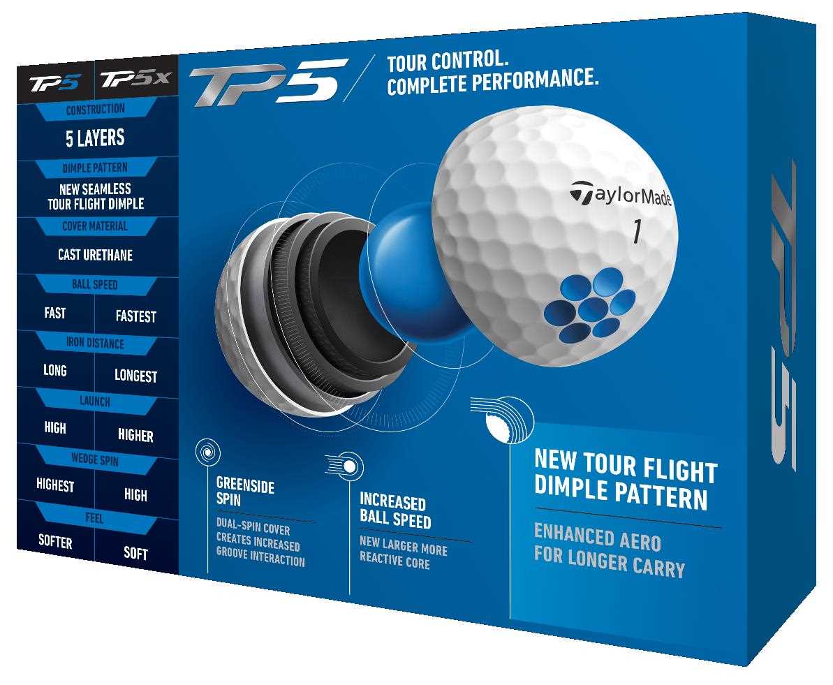 TaylorMade TP5 golfové míčky