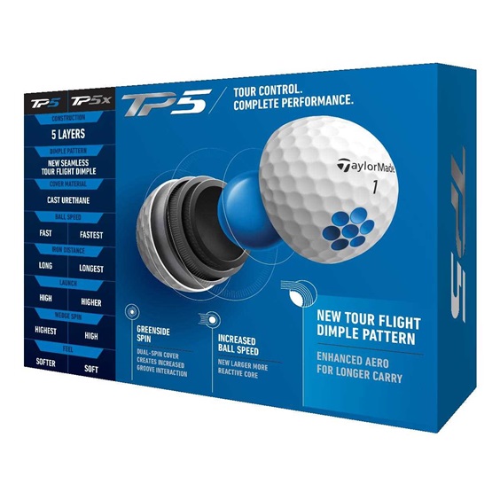 TaylorMade TP5 golfové míčky