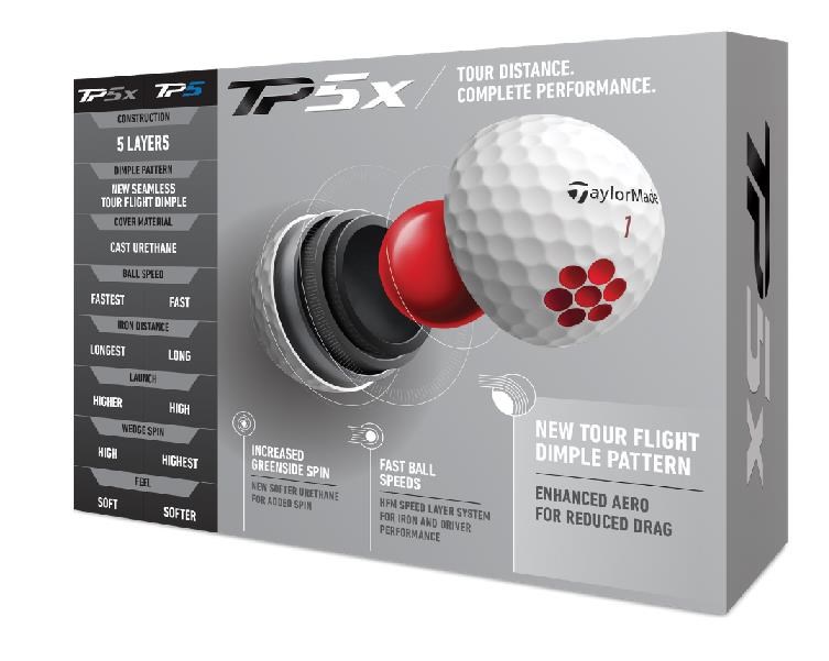 TaylorMade TP5x golfové míčky