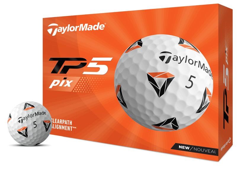 TaylorMade TP5 pix golfové míčky