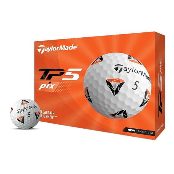 TaylorMade TP5 pix golfové míčky