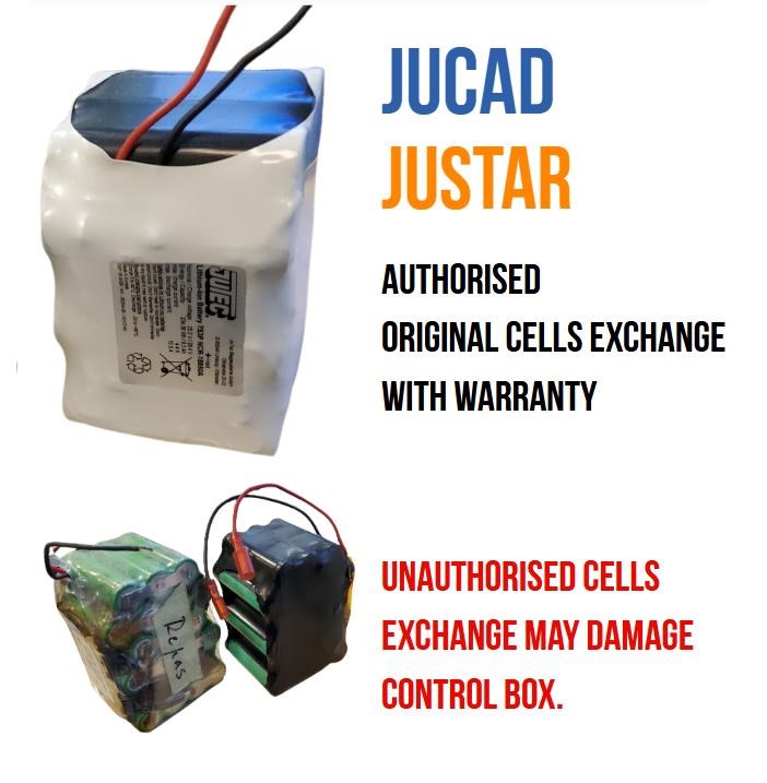 Články do baterie JuCad 1.0 - servisní kit