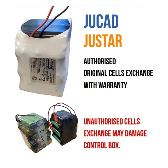 Články do baterie JuCad 1.0 - servisní kit