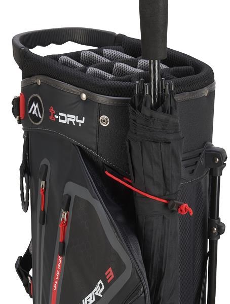 Big Max Aqua Hybrid 3 stand bag, černý