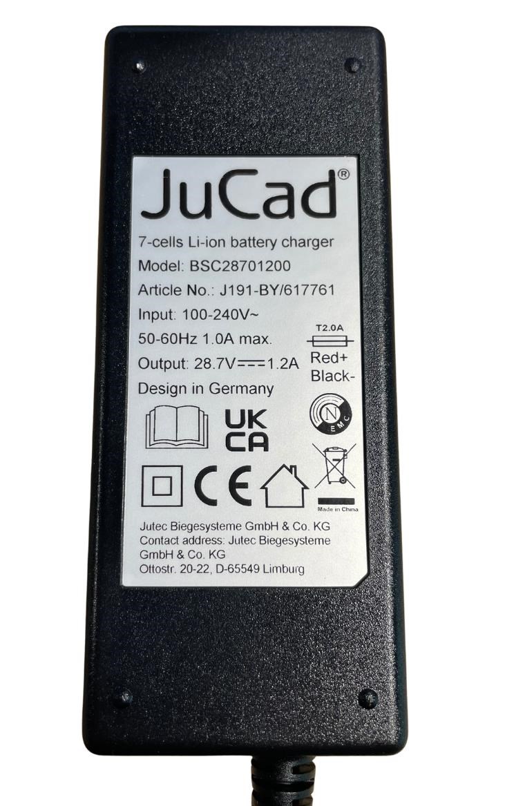 JuCad nabíječka pro JuCad Powerpack 1.0, Standard plug