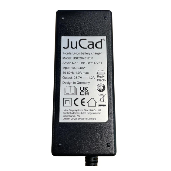 JuCad nabíječka pro JuCad Powerpack 1.0, Standard plug