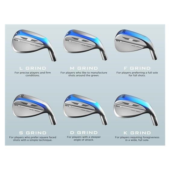 Titleist SM9 Tour Chrome wedge, grafit