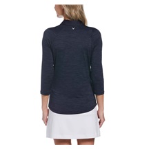 Callaway 3/4 Sleeve SwingTech Solid dámské polo, tmavě modré