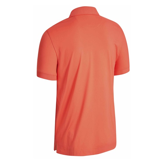 Callaway Solid Ribbed pánské polo, tangerine tango