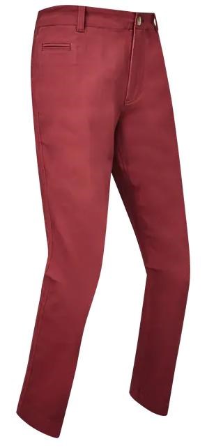 FootJoy Tapered Fit Chino pánské kalhoty, maroon