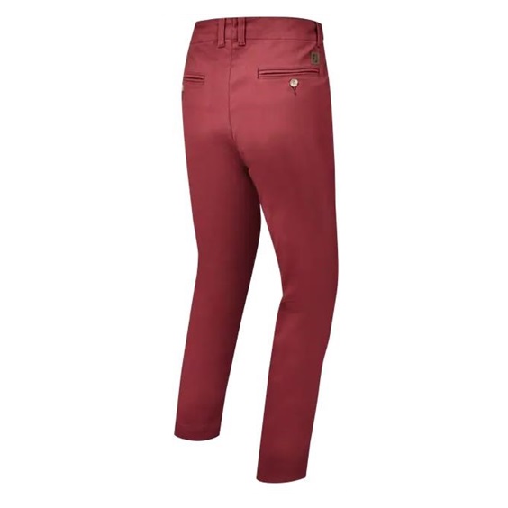 FootJoy Tapered Fit Chino pánské kalhoty, maroon