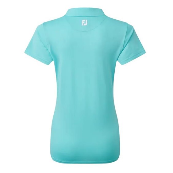 FootJoy Stretch Pique Solid dámské polo, aqua