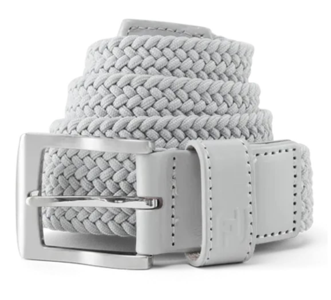 FootJoy Braided pánský opasek, šedý