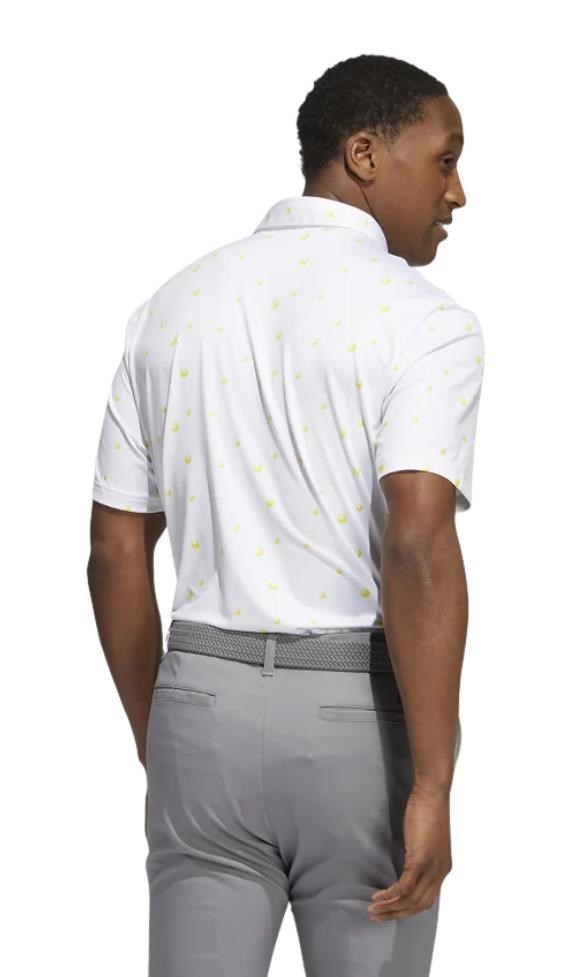 Adidas Ultimate 365 Allover Print pánské polo, bílé