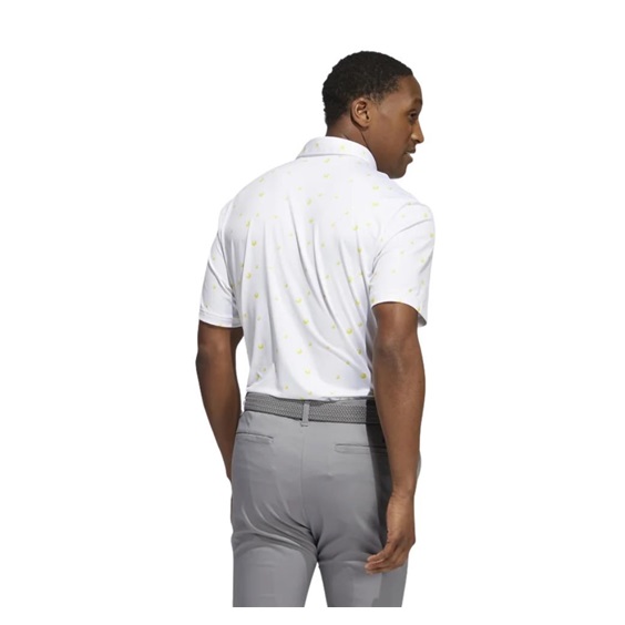 Adidas Ultimate 365 Allover Print pánské polo, bílé