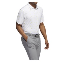 Adidas Ultimate 365 Allover Print pánské polo, bílé