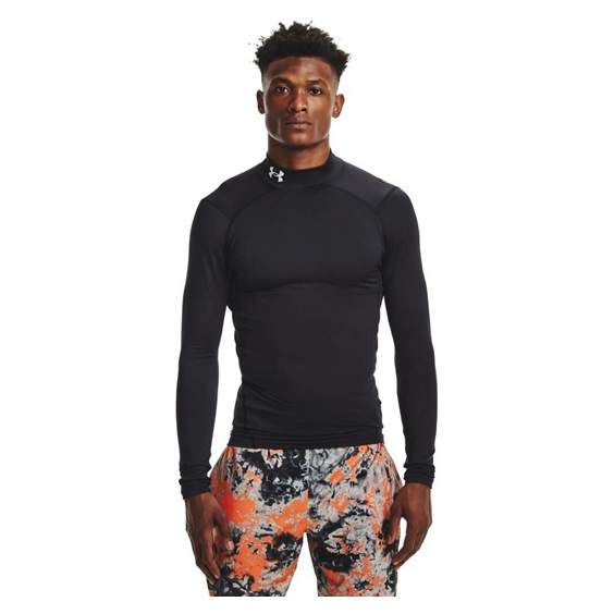 Under Armour ColdGear® Compression Mock pánský top, černý