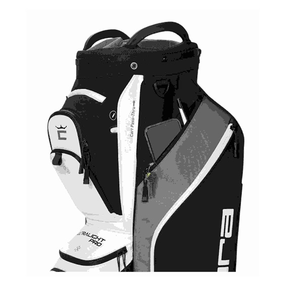 Cobra Ultralight Pro cart bag, černo/bílý